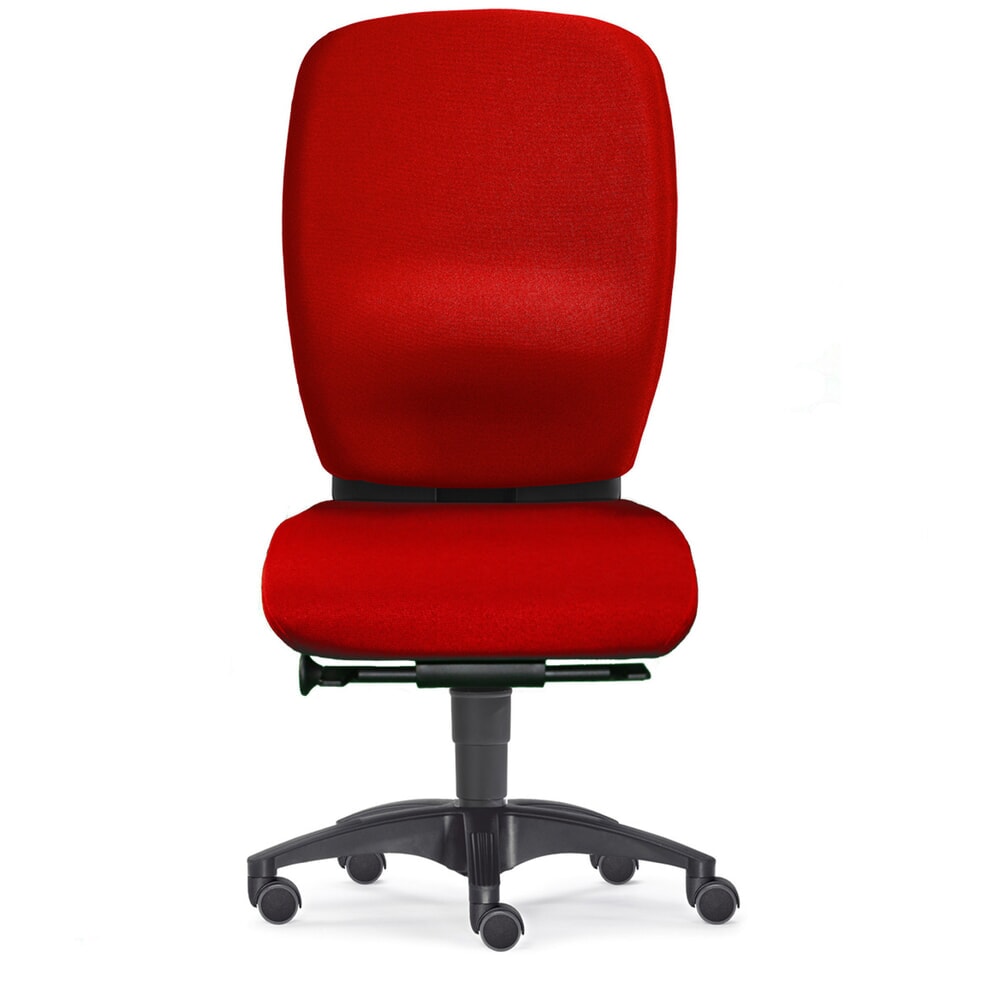 Product afbeelding: Ergonomische draaistoel PROFI m. XXL-zitting, rood