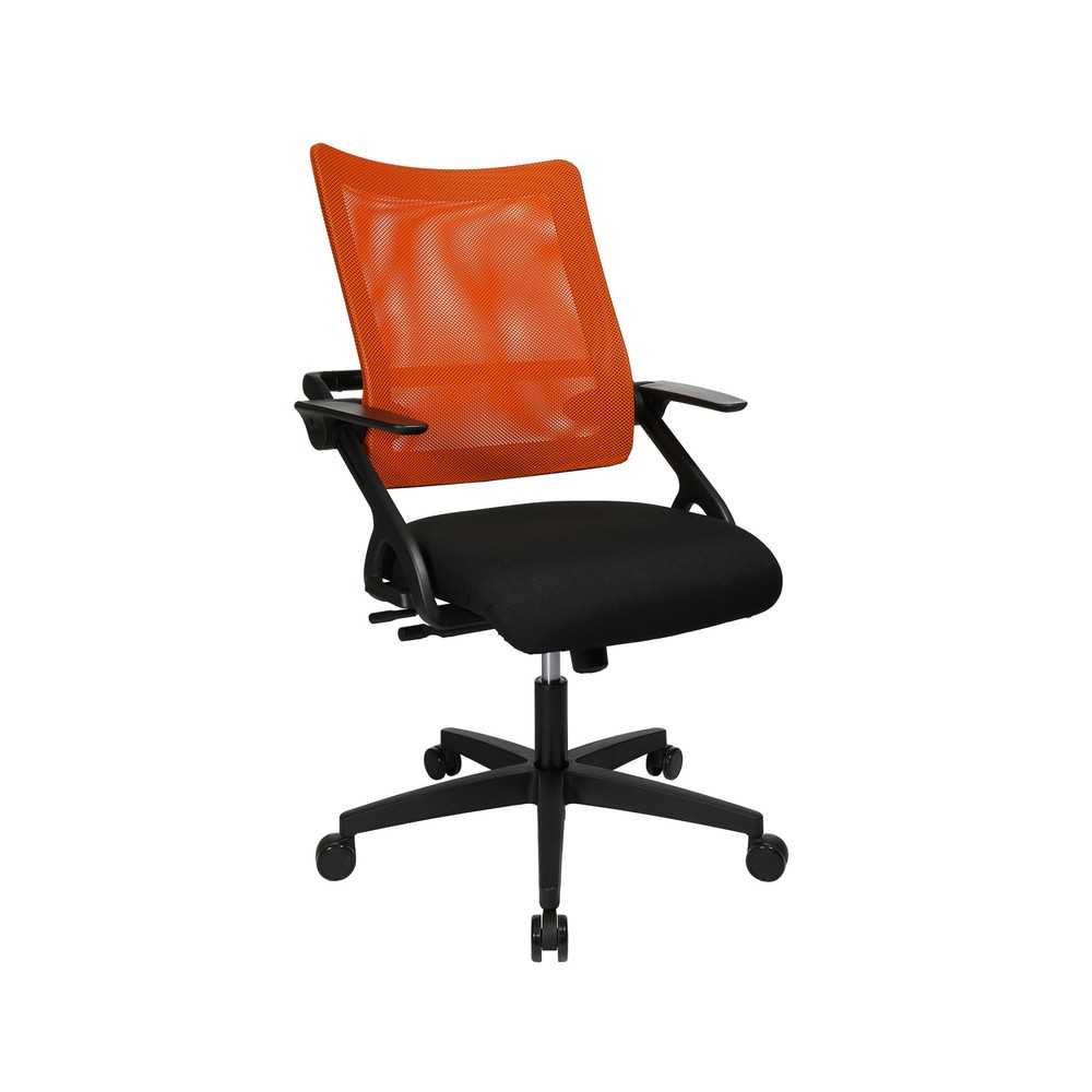 Productafbeelding nr. 1: Draaibare bureaustoel Topstar® New S´move, zwart oranje