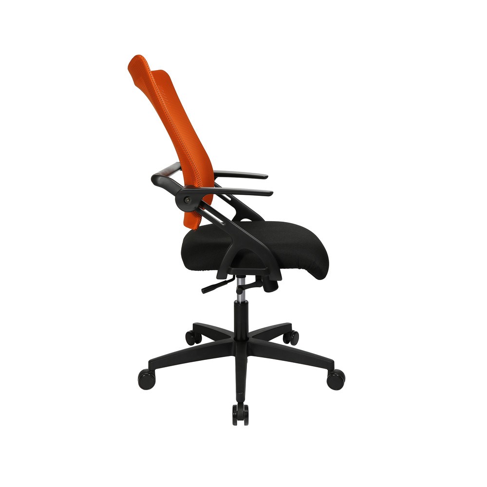 Productafbeelding nr. 4: Draaibare bureaustoel Topstar® New S´move, zwart oranje