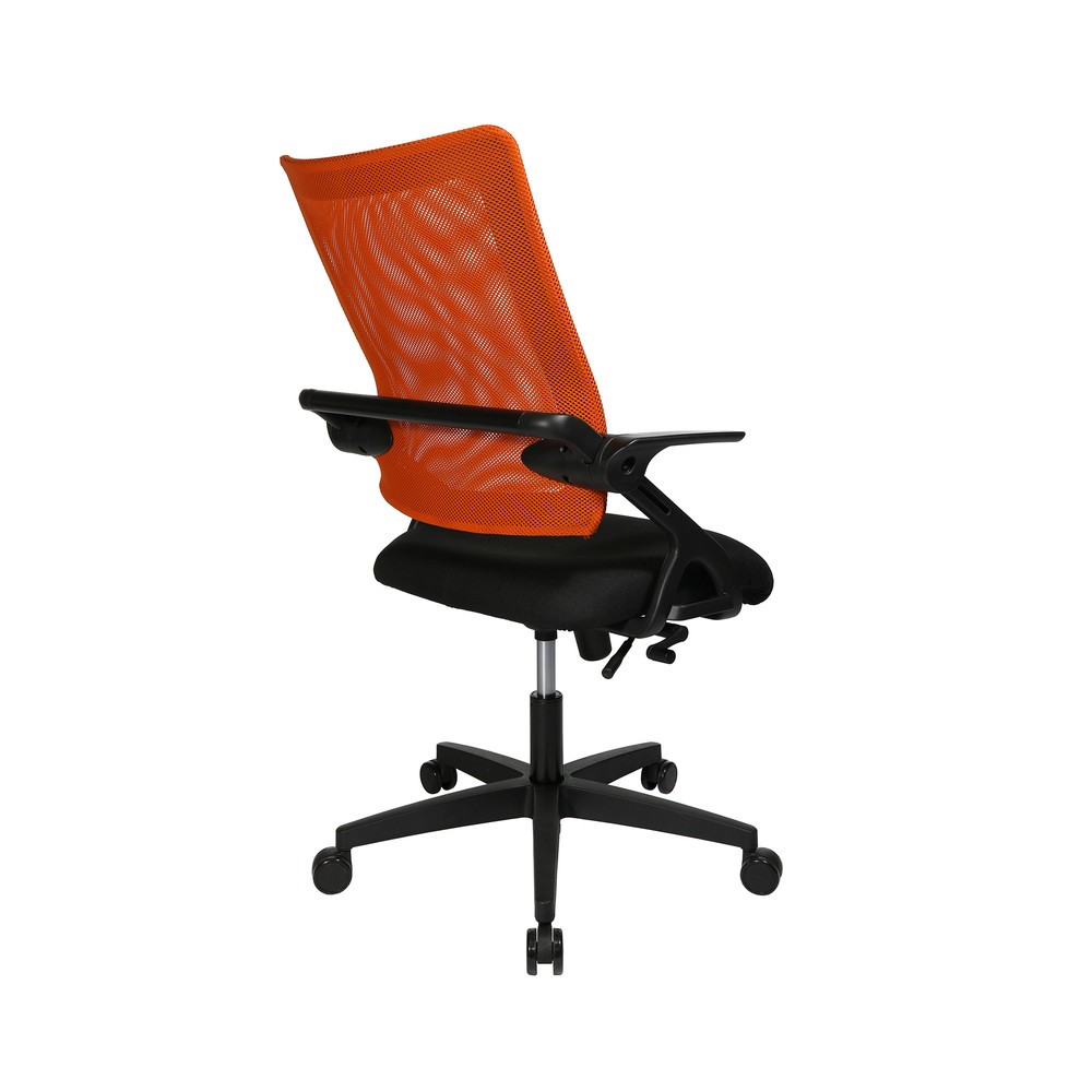 Productafbeelding nr. 5: Draaibare bureaustoel Topstar® New S´move, zwart oranje