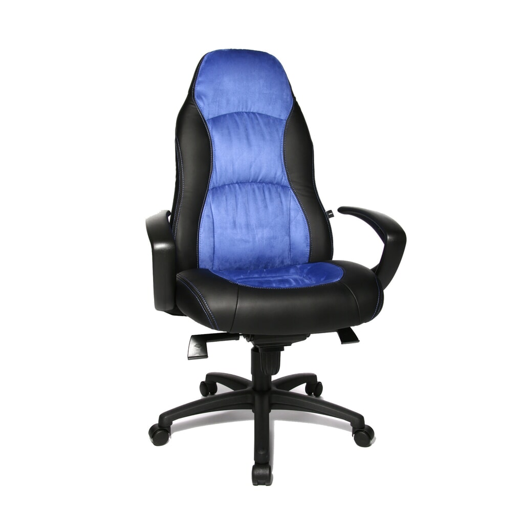 Draaibare bureaustoel Topstar® Speed Chair, blauw Product afbeelding: Draaibare bureaustoel Topstar® Speed Chair, blauw