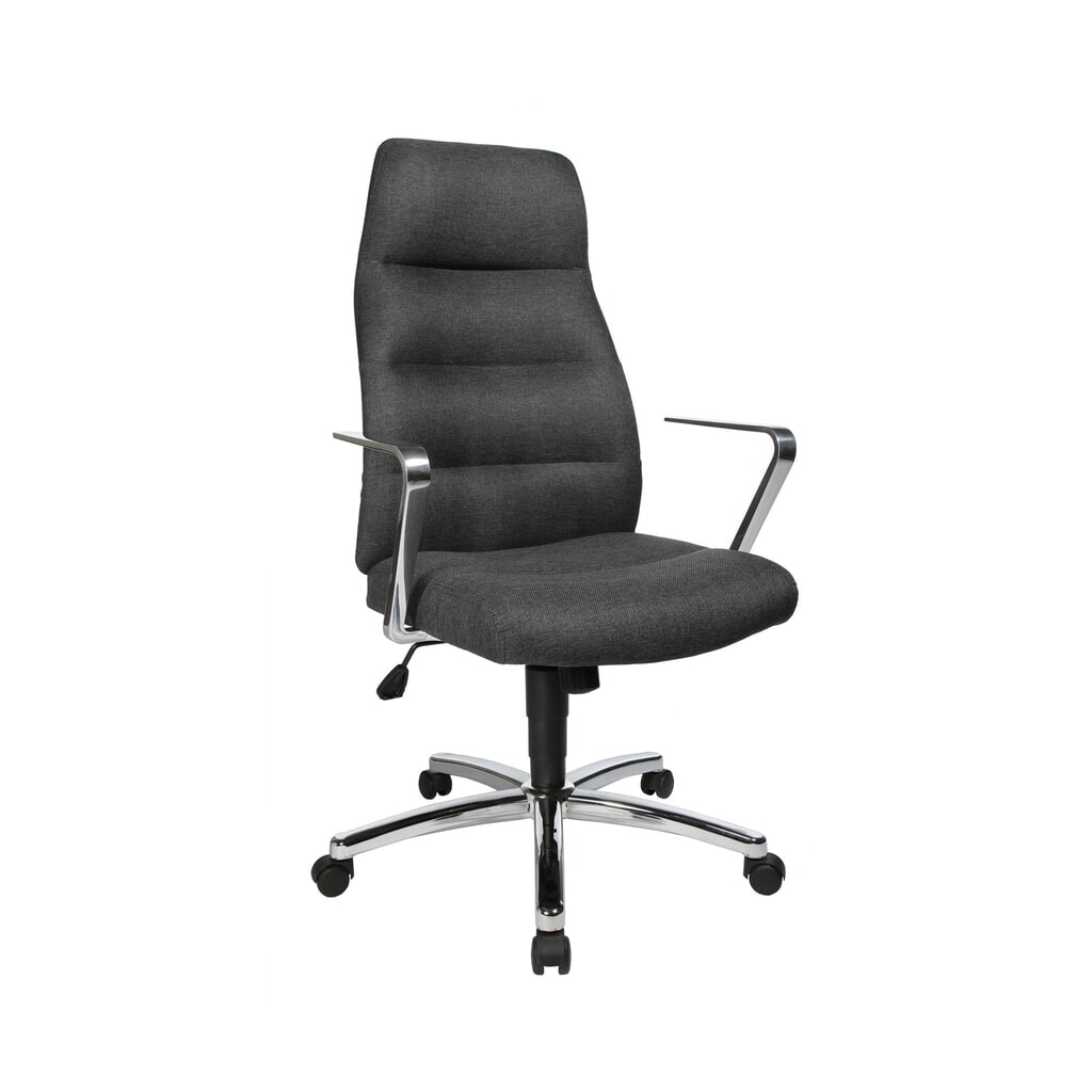 Draaibare directie bureaustoel Topstar® Chairman, stof antraciet Product afbeelding: Draaibare directie bureaustoel Topstar® Chairman, stof antraciet
