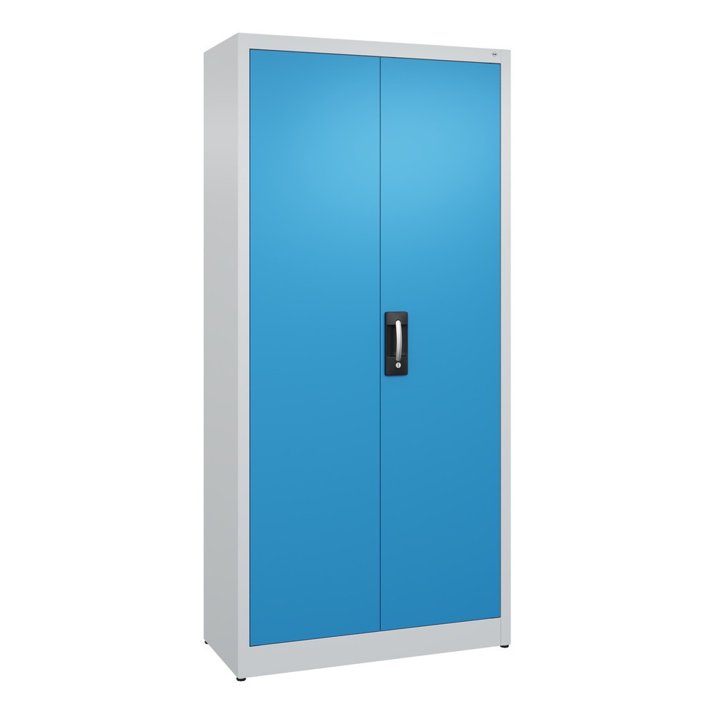 Productafbeelding nr. 1: Draaideurkast C+P, 5 OH, hxbxd 1950 x 930 x 400 mm, lichtgrijs, lichtblauw