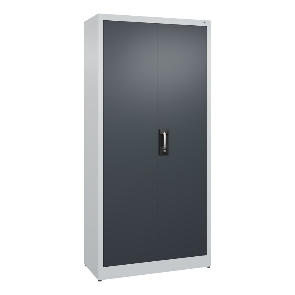 Productafbeelding nr. 1: Draaideurkast C+P, 5 OH, hxbxd 1950 x 930 x 400 mm, lichtgrijs, antracietgrijs