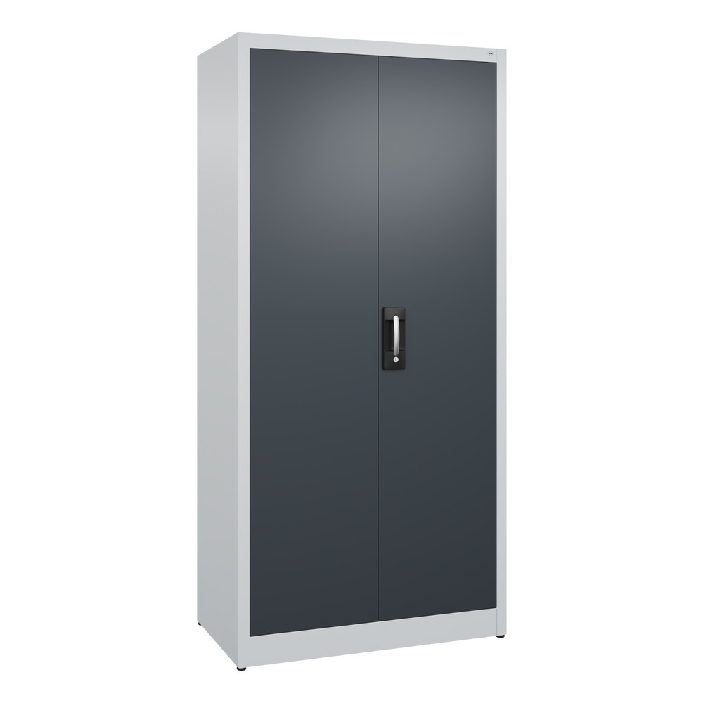 Product afbeelding: Draaideurkast C+P, 5 OH, hxbxd 1950 x 930 x 500 mm, lichtgrijs, antracietgrijs