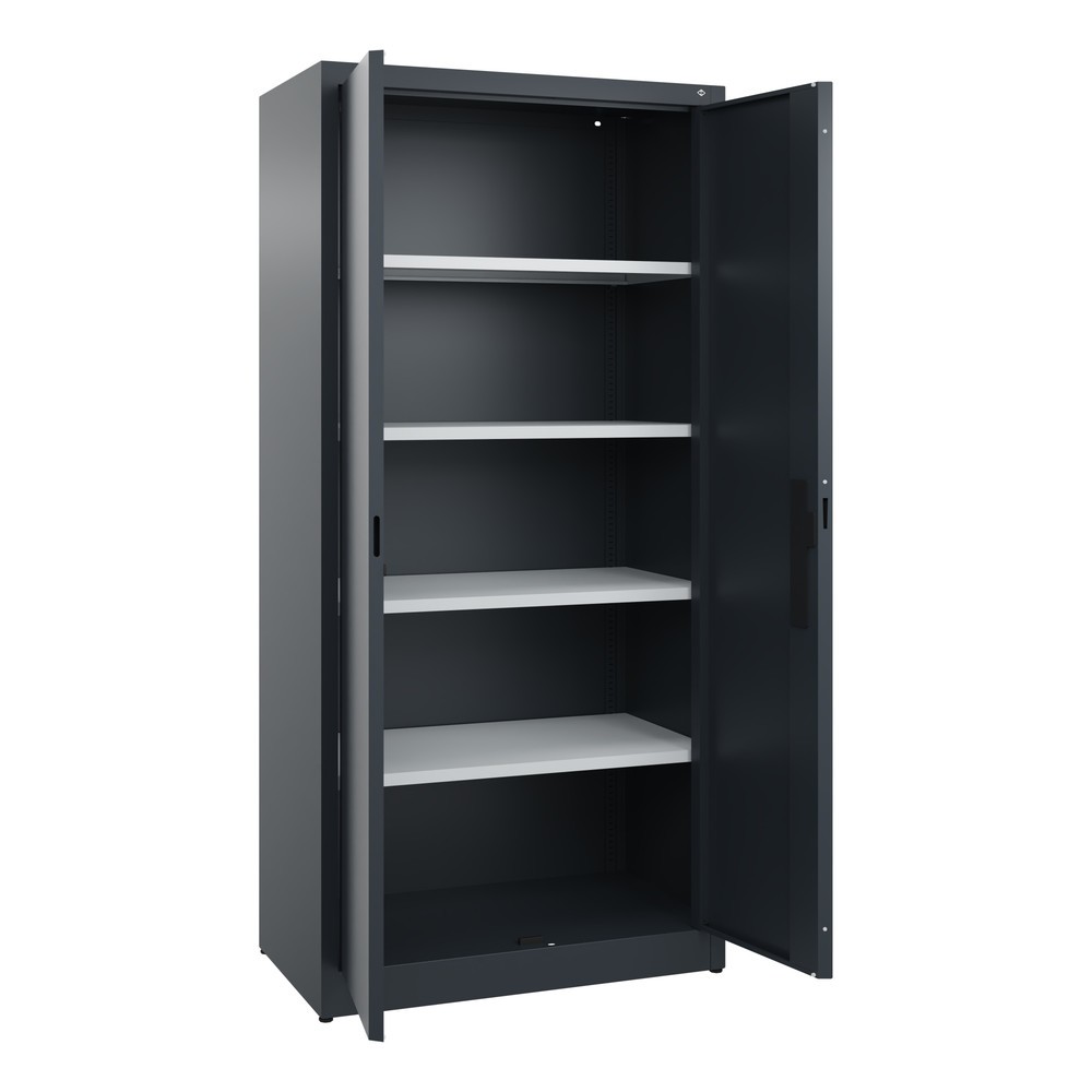 Productafbeelding nr. 4: Draaideurkast C+P, 5 OH, hxbxd 1950 x 930 x 500 mm, antracietgrijs, antracietgrijs