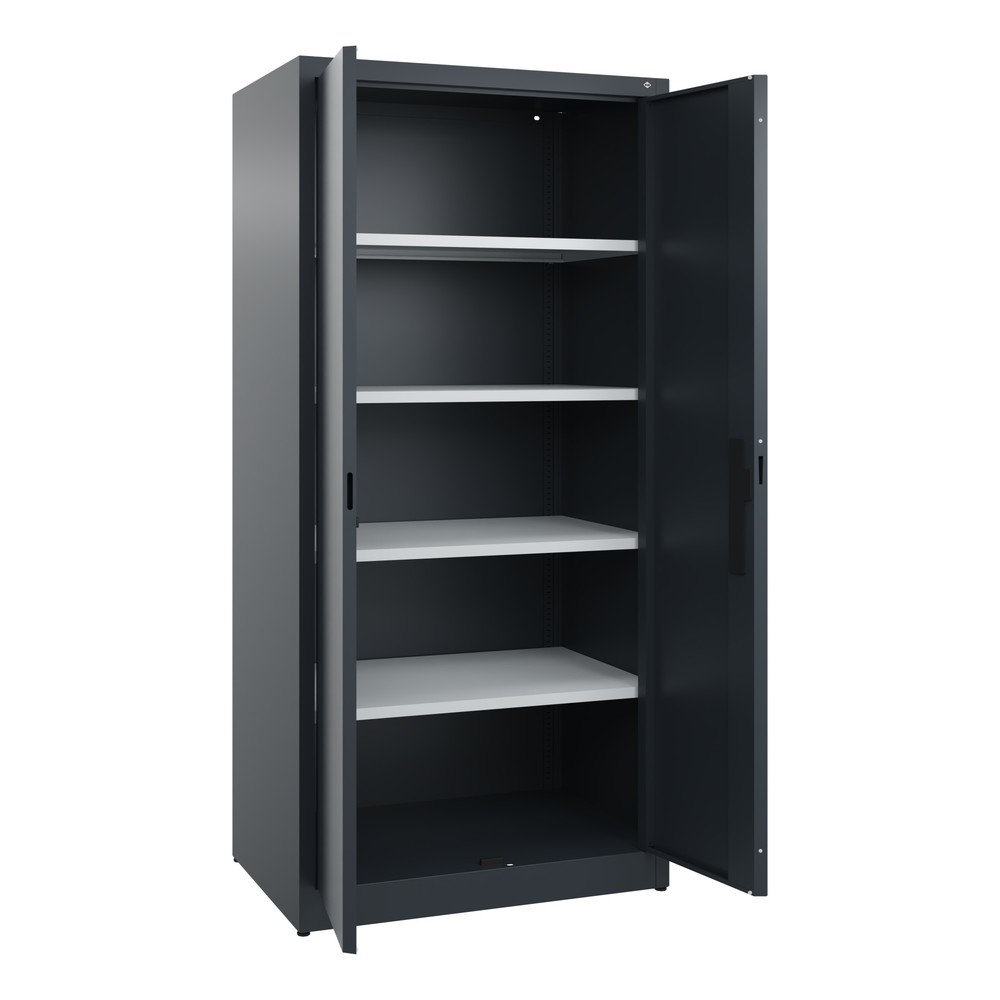 Productafbeelding nr. 4: Draaideurkast C+P, 5 OH, hxbxd 1950 x 930 x 600 mm, antracietgrijs, antracietgrijs
