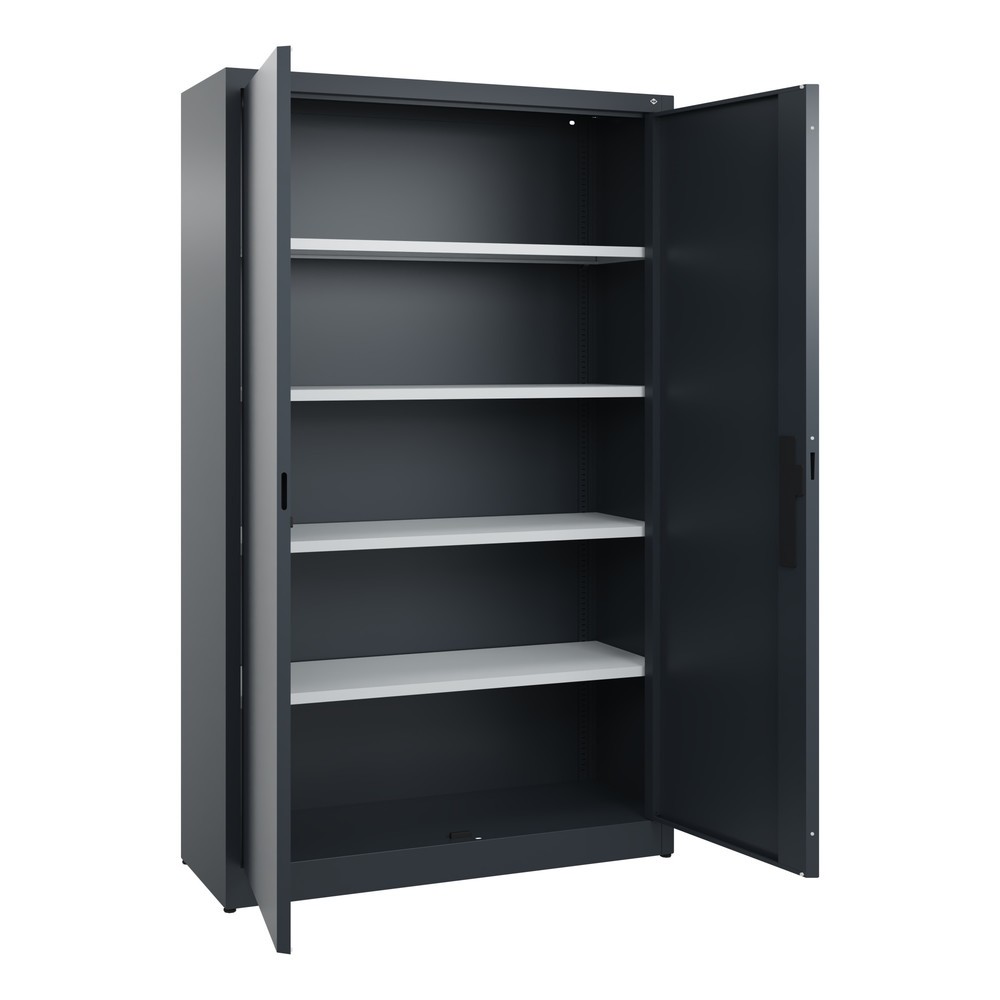 Productafbeelding nr. 4: Draaideurkast C+P, 5 OH, hxbxd 1950 x 1.200 x 400 mm, antracietgrijs, antracietgrijs