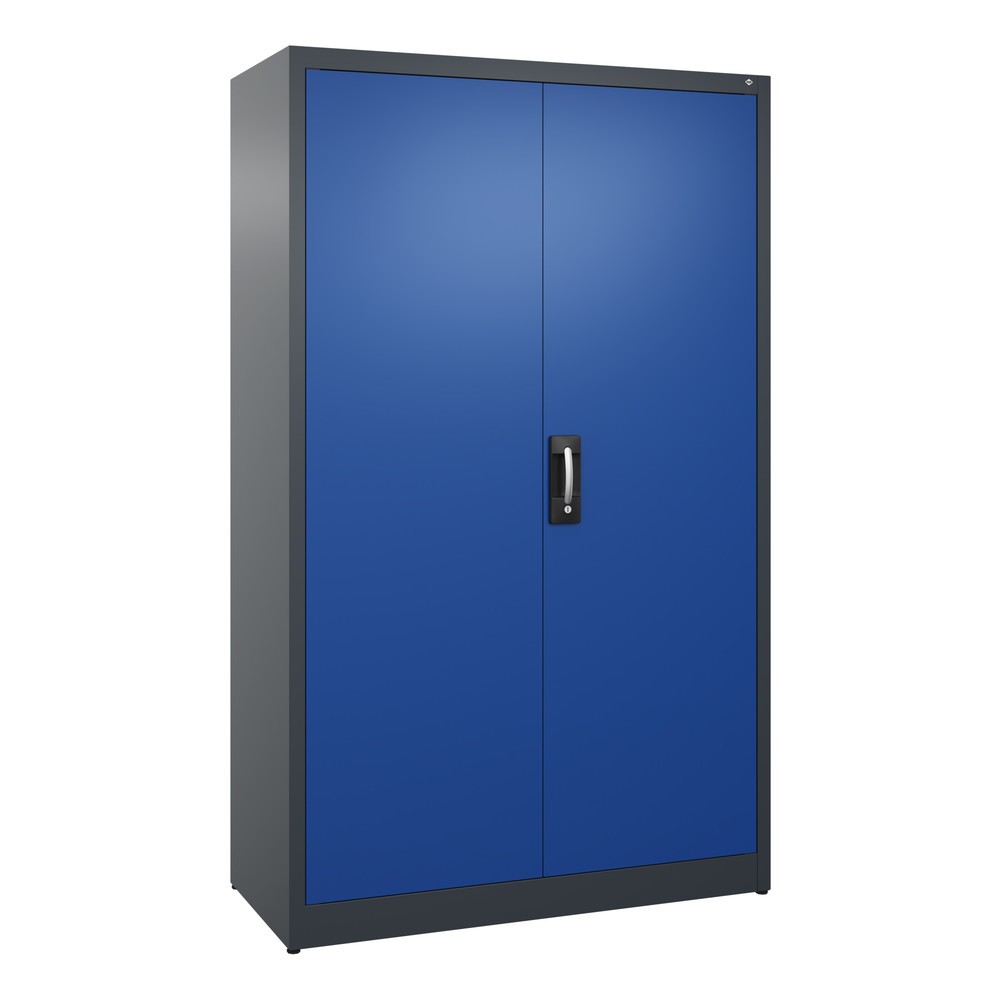 Productafbeelding nr. 1: Draaideurkast C+P, 5 OH, hxbxd 1950 x 1.200 x 500 mm, antracietgrijs, gentiaanblauw