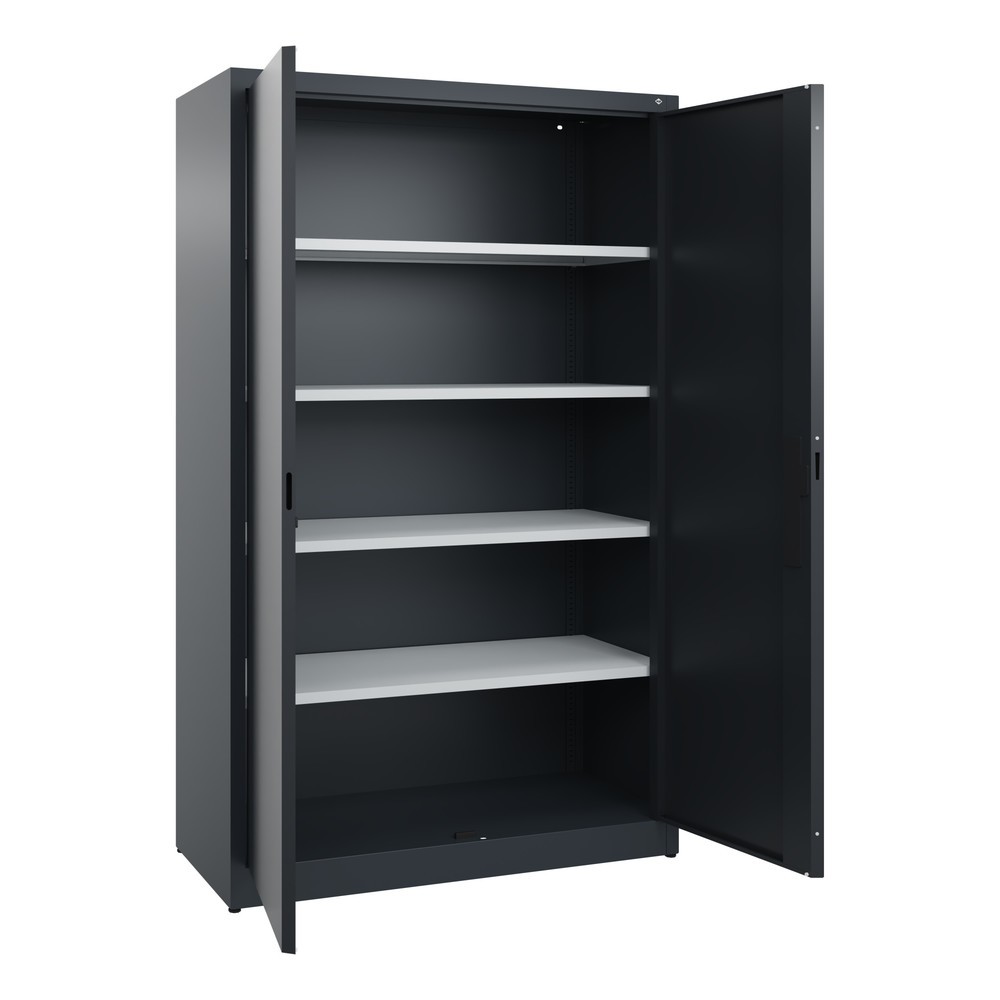 Productafbeelding nr. 4: Draaideurkast C+P, 5 OH, hxbxd 1950 x 1.200 x 500 mm, antracietgrijs, zwartgrijs