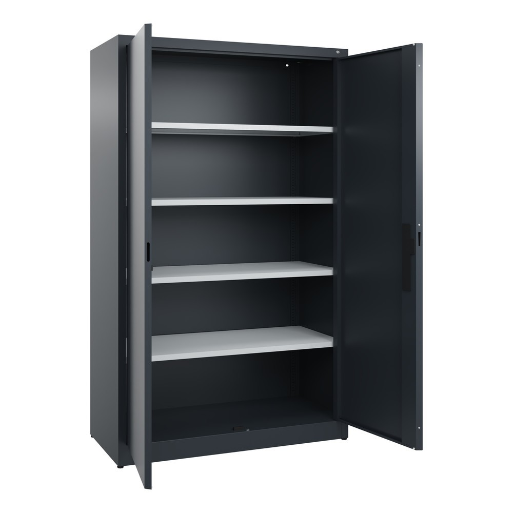 Productafbeelding nr. 4: Draaideurkast C+P, 5 OH, hxbxd 1950 x 1.200 x 500 mm, antracietgrijs, antracietgrijs