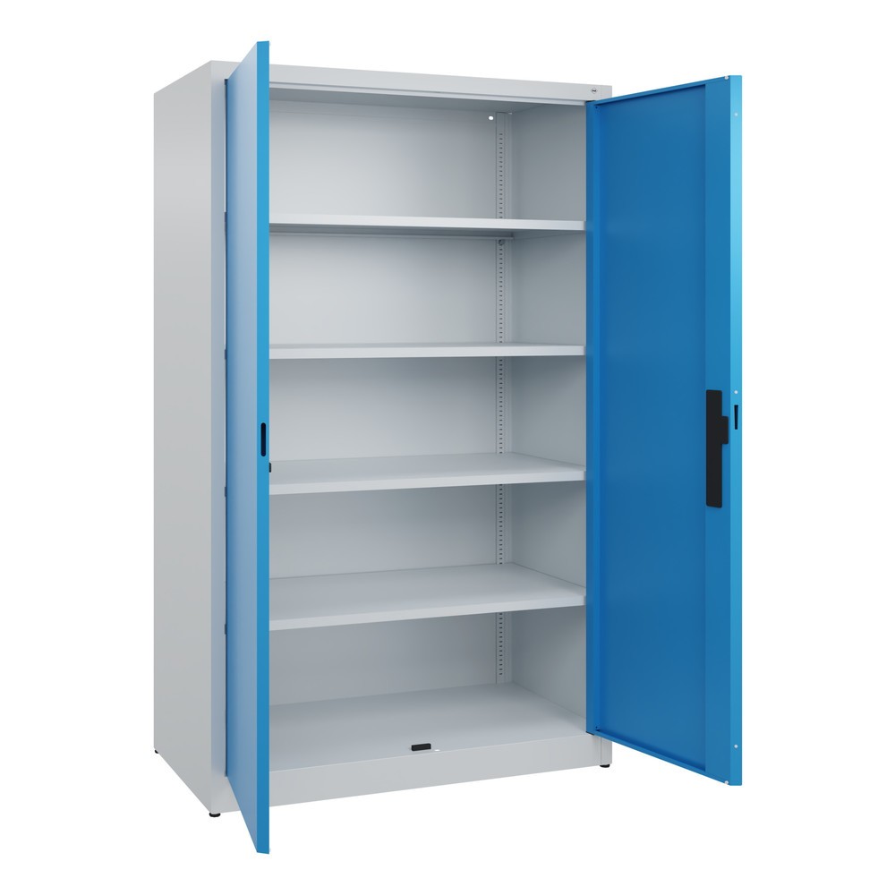 Productafbeelding nr. 4: Draaideurkast C+P, 5 OH, hxbxd 1950 x 1.200 x 600 mm, lichtgrijs, lichtblauw