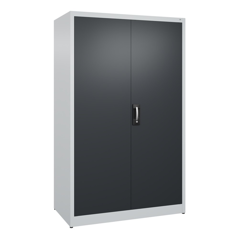 Productafbeelding nr. 1: Draaideurkast C+P, 5 OH, hxbxd 1950 x 1.200 x 600 mm, lichtgrijs, zwartgrijs
