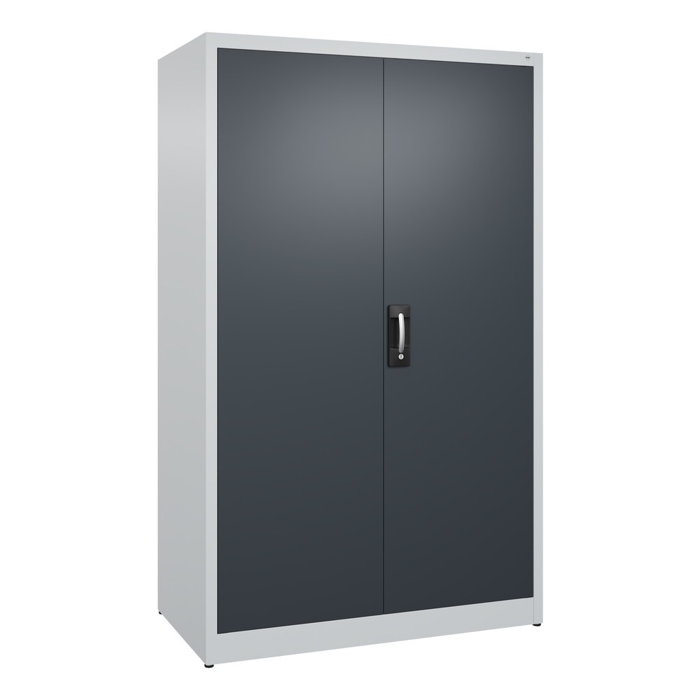 Productafbeelding nr. 1: Draaideurkast C+P, 5 OH, hxbxd 1950 x 1.200 x 600 mm, lichtgrijs, antracietgrijs