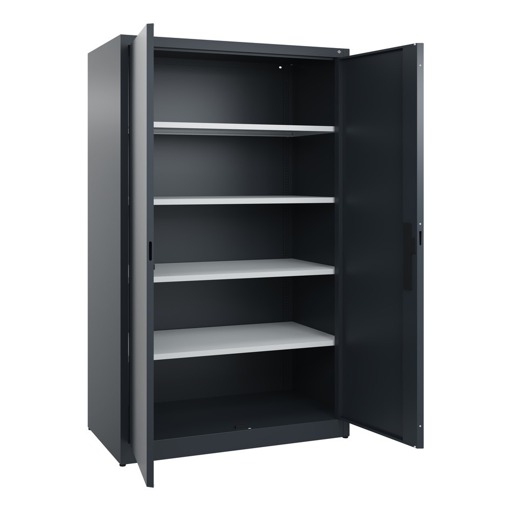 Productafbeelding nr. 4: Draaideurkast C+P, 5 OH, hxbxd 1950 x 1.200 x 600 mm, antracietgrijs, antracietgrijs