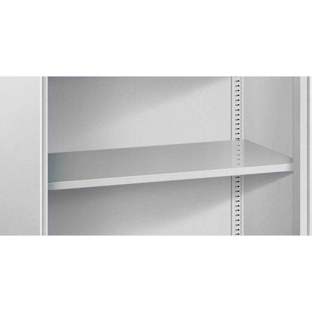 Productafbeelding nr. 2: Draaideurkast C+P Asisto, 3 OH, breedte 800 mm, lichtgrijs, gentiaanblauw