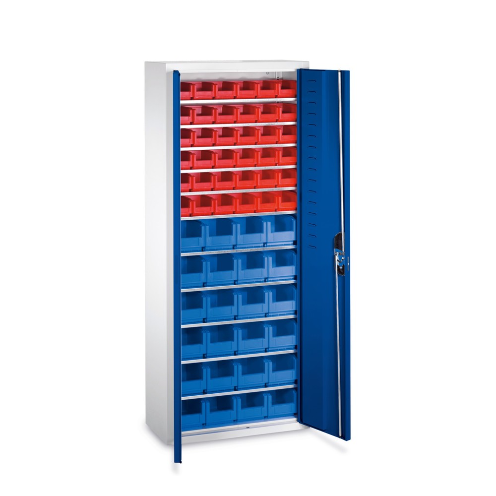 Productafbeelding nr. 1: Draaideurkast C+P met magazijnbakken, h x b x d 1.690 x 700 x 300 mm, 36x maat 2, 24x maat 3