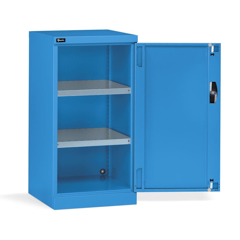 Productafbeelding nr. 3: Fami PERFOM draaideurkast, 2 legborden, hxbxd 1.000 x 512 x 555 mm, lichtblauw