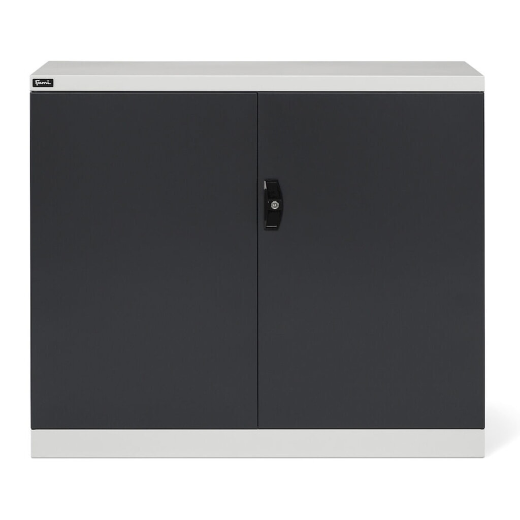 Productafbeelding nr. 2: Draaideurkast Fami PERFOM, 2 legborden, hxbxd 1.000 x 1.193 x 555 mm, lichtgrijs, antraciet