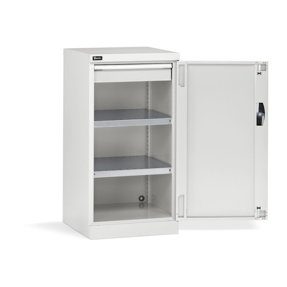 Productafbeelding nr. 3: Draaideurkast Fami PERFOM, 1 lade, hxbxd 1.000 x 512 x 555 mm, lichtgrijs
