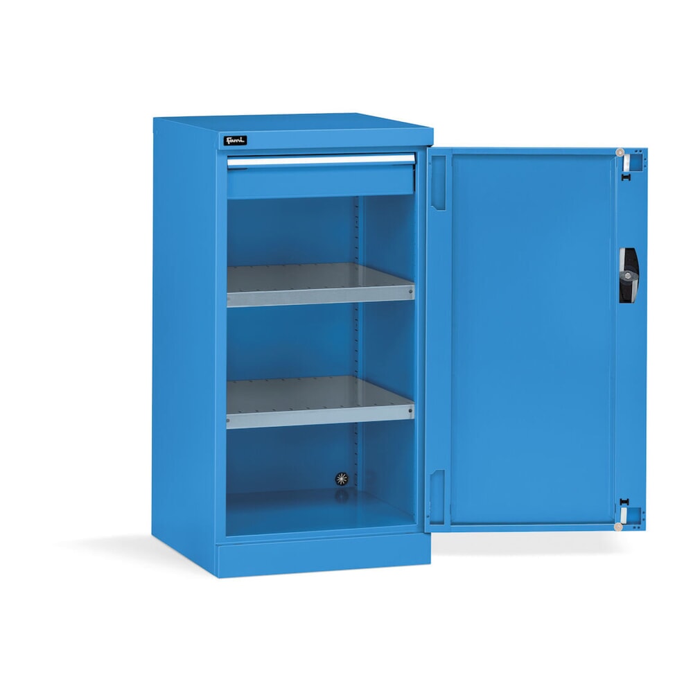 Productafbeelding nr. 3: Draaideurkast Fami PERFOM, 1 lade, hxbxd 1.000 x 512 x 555 mm, lichtblauw