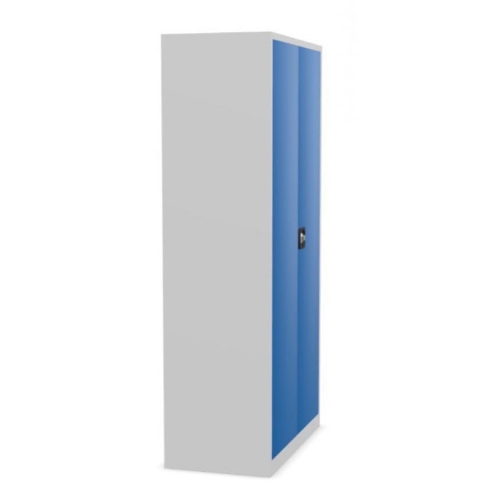 Productafbeelding nr. 4: Stalen kast HEMMDAL HS-XBT, 5 OH, hxbxd 1950 x 1200 x 500 mm, gepoedercoate legborden, lichtgrijs / gentiaanblauw