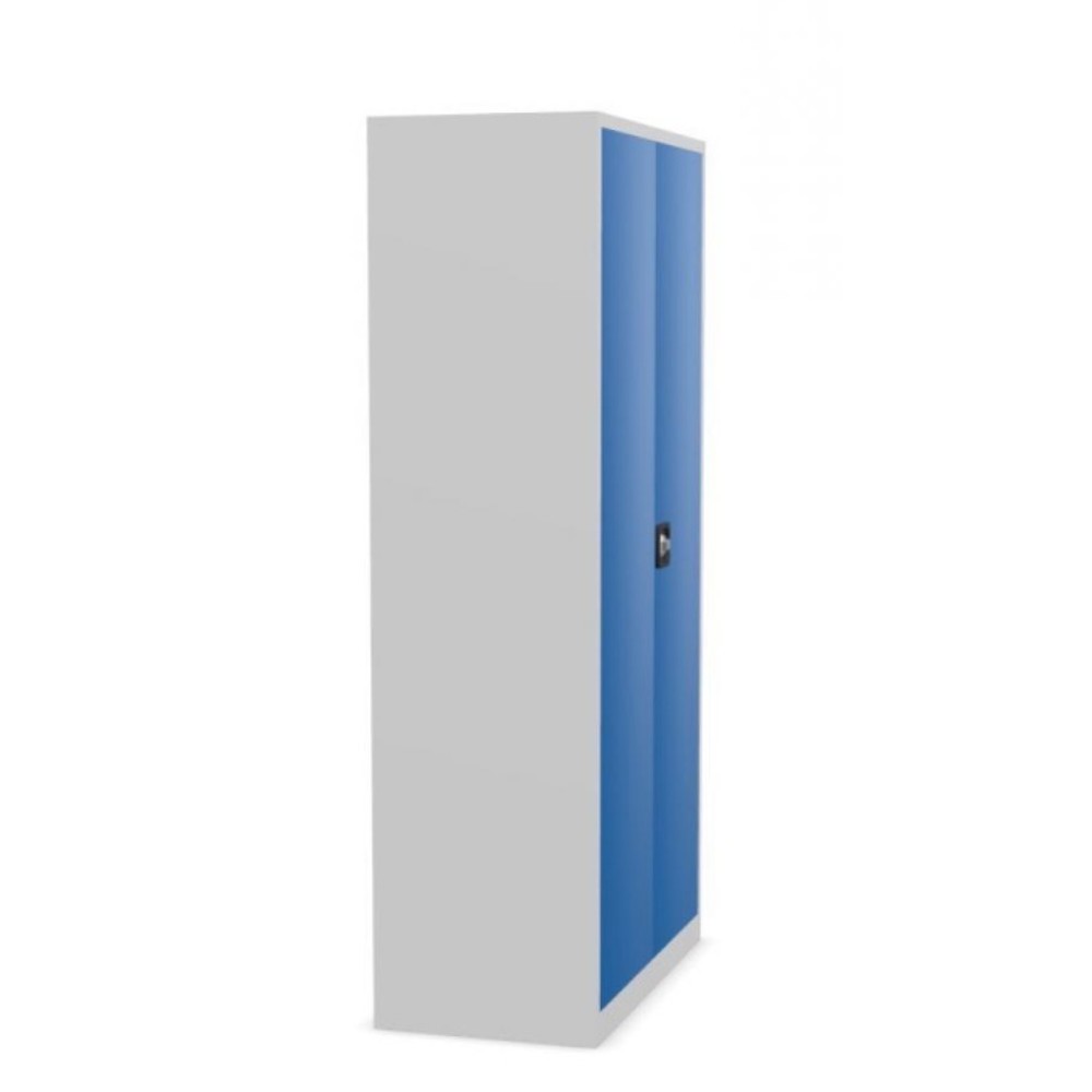 Productafbeelding nr. 4: Draaideurkast HEMMDAL HF-ST, 5 OH, hxbxd 1950 x 1200 x 420 mm, gepoedercoate legborden, lichtgrijs / gentiaanblauw