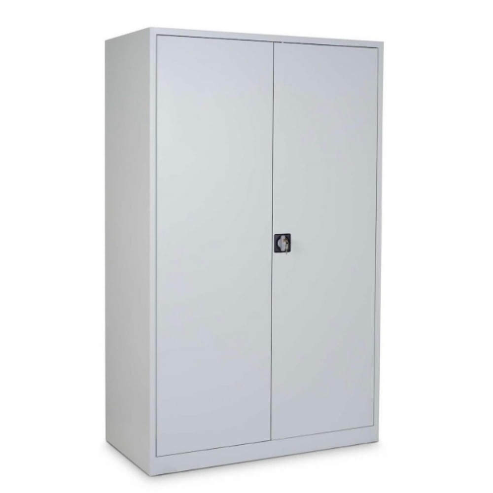 Productafbeelding nr. 1: Draaideurkast HEMMDAL HF-ST, 5 OH, hxbxd 1950 x 1200 x 420 mm, gepoedercoate legborden, lichtgrijs