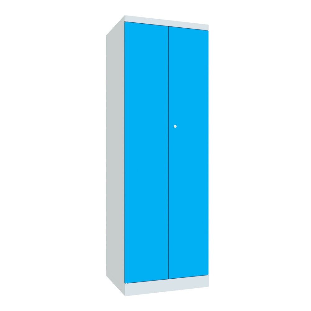 Product afbeelding: Draaideurkast PAVOY, hxbxd 1.800 x 600 x 500 mm, lichtblauw, lichtgrijs