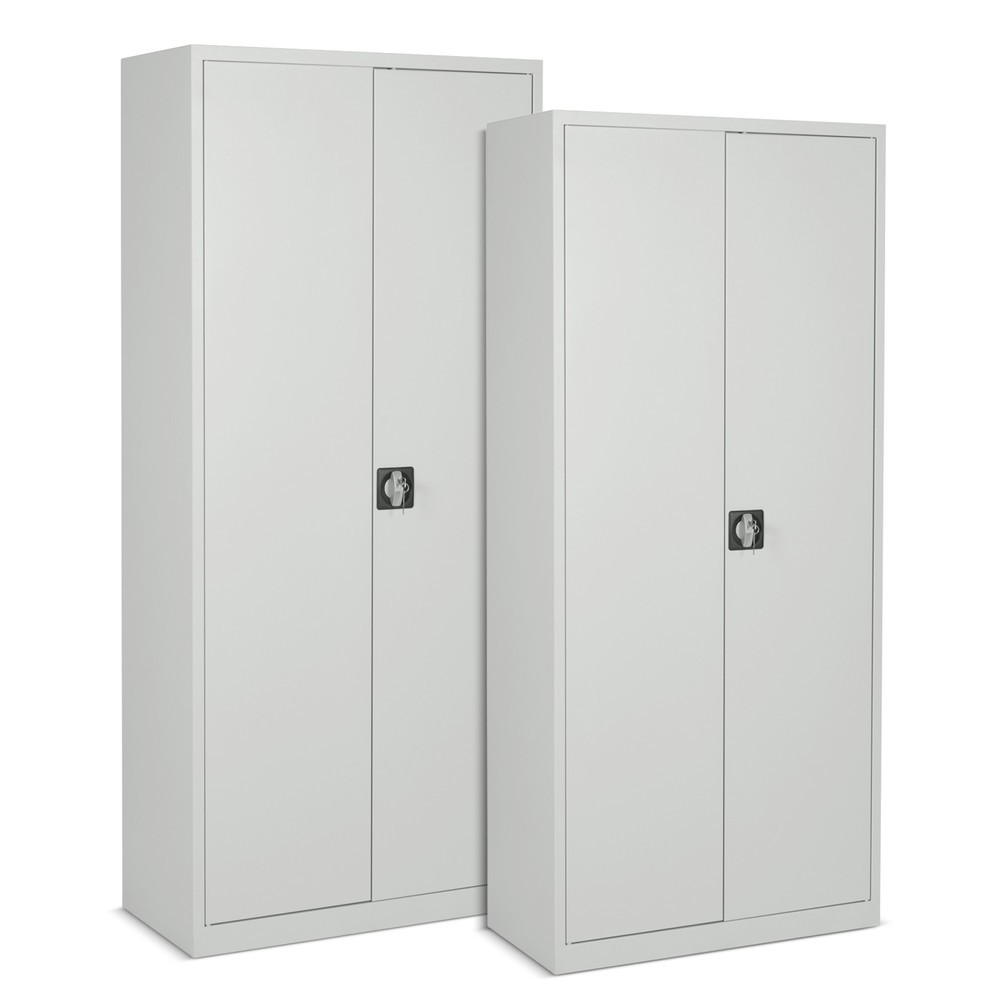 Product afbeelding: Set draaideurkasten HEMMDAL, 4,5 + 5 OH, hxbxd 1.800 x 800 x 380 mm + 1.950 x 920 x 420 mm, verzinkte legborden