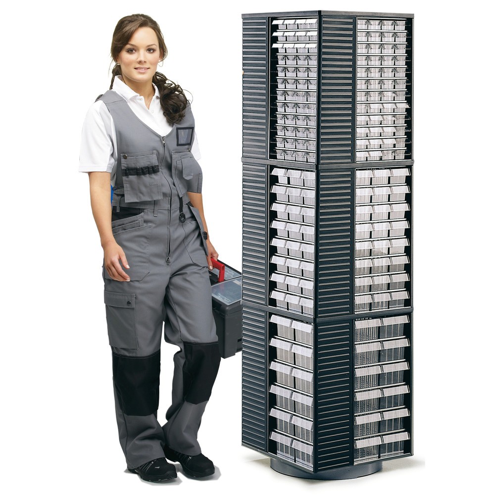 Productafbeelding nr. 2: Draaistandaard TRESTON voor 12 onderdelenkasten, hxbxd 1.730 x 500 x 500 mm