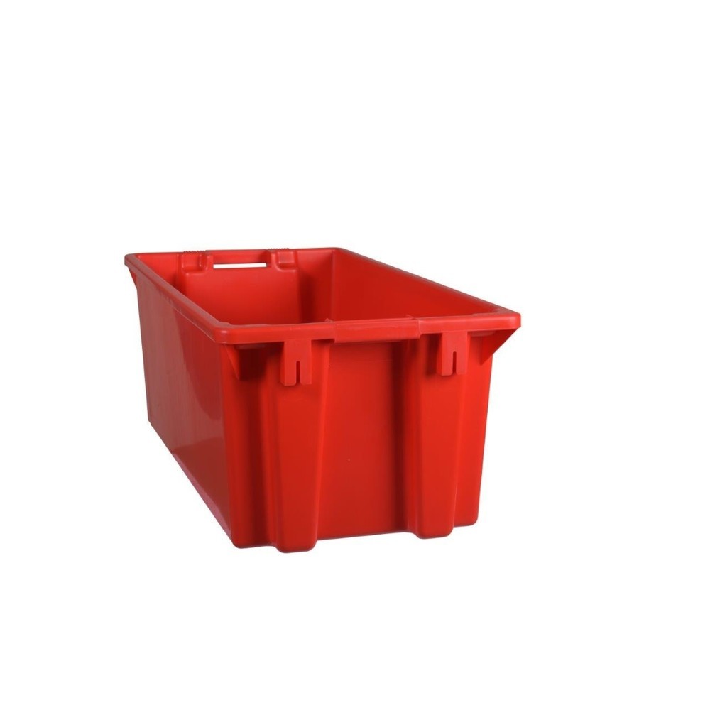 Productafbeelding nr. 1: Draaistapelbak van polypropyleen, 70 liter, rood