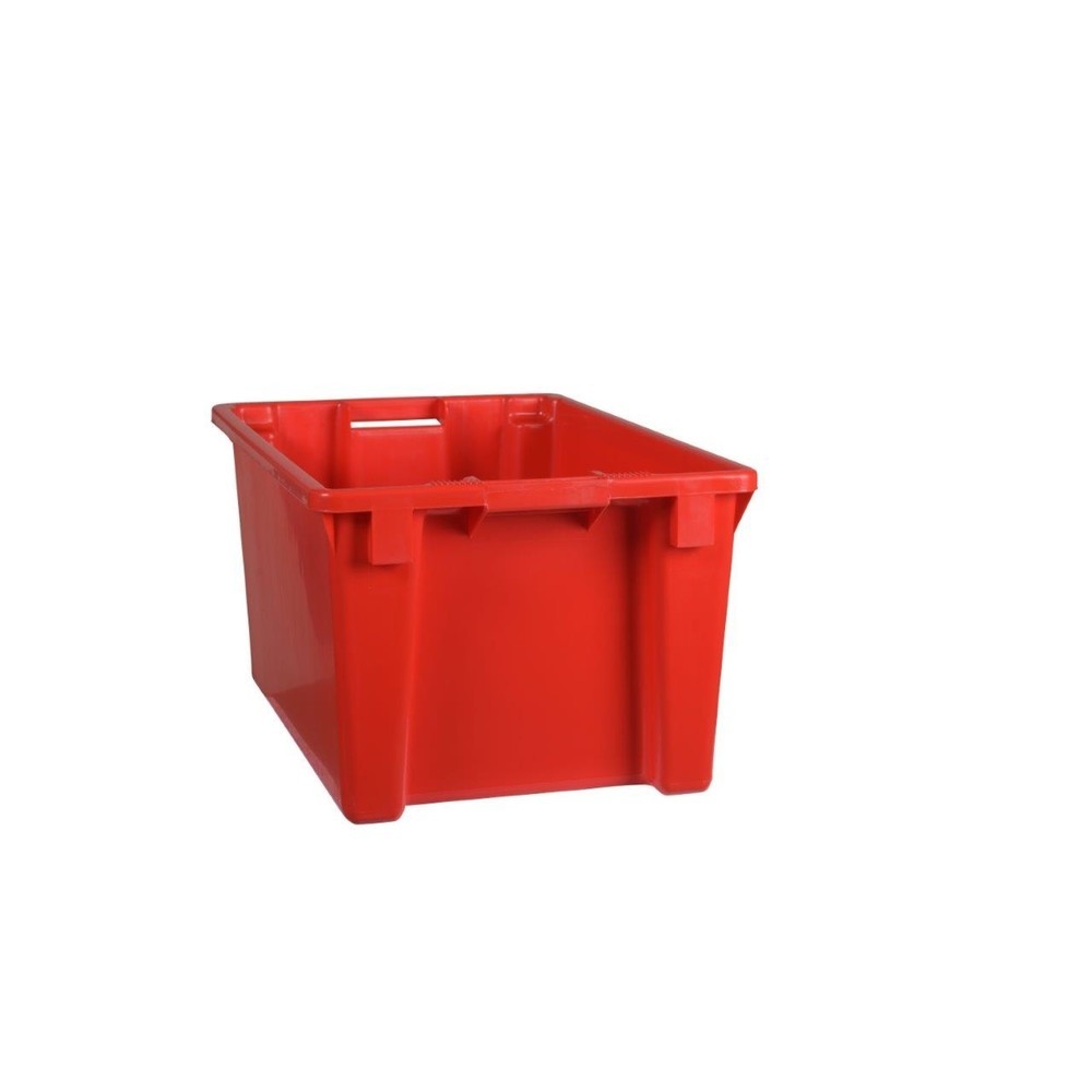 Productafbeelding nr. 1: Draaistapelbak van polypropyleen, 50 liter, rood
