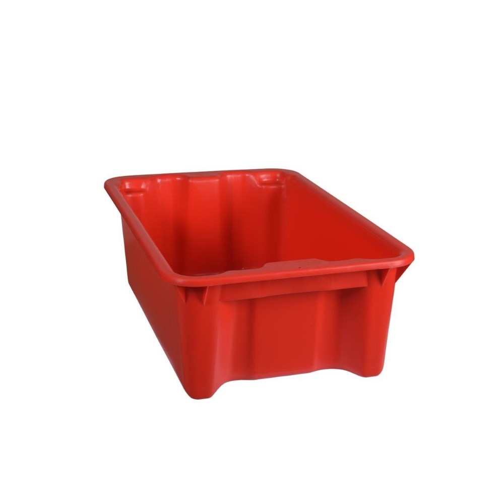Product afbeelding: Draaistapelbak van polypropyleen, 34 liter, rood