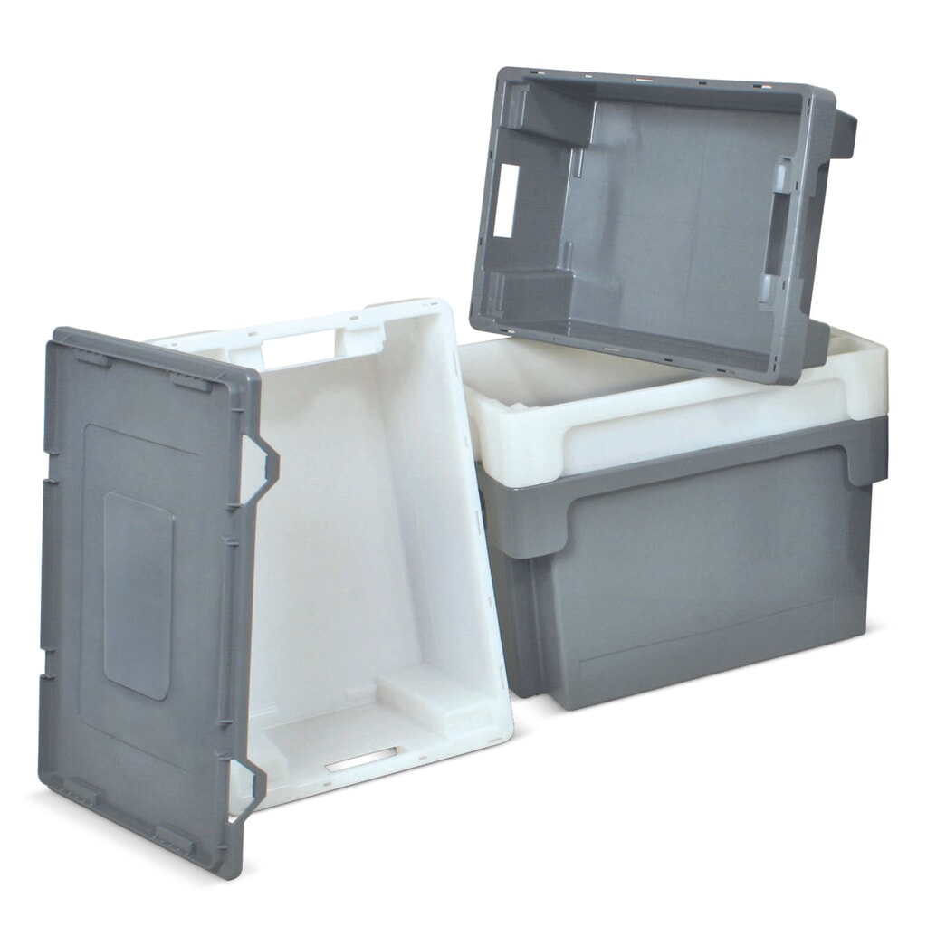 Productafbeelding nr. 7: Euroboxen, gesloten wanden en bodem , 25 liter, mgrijs