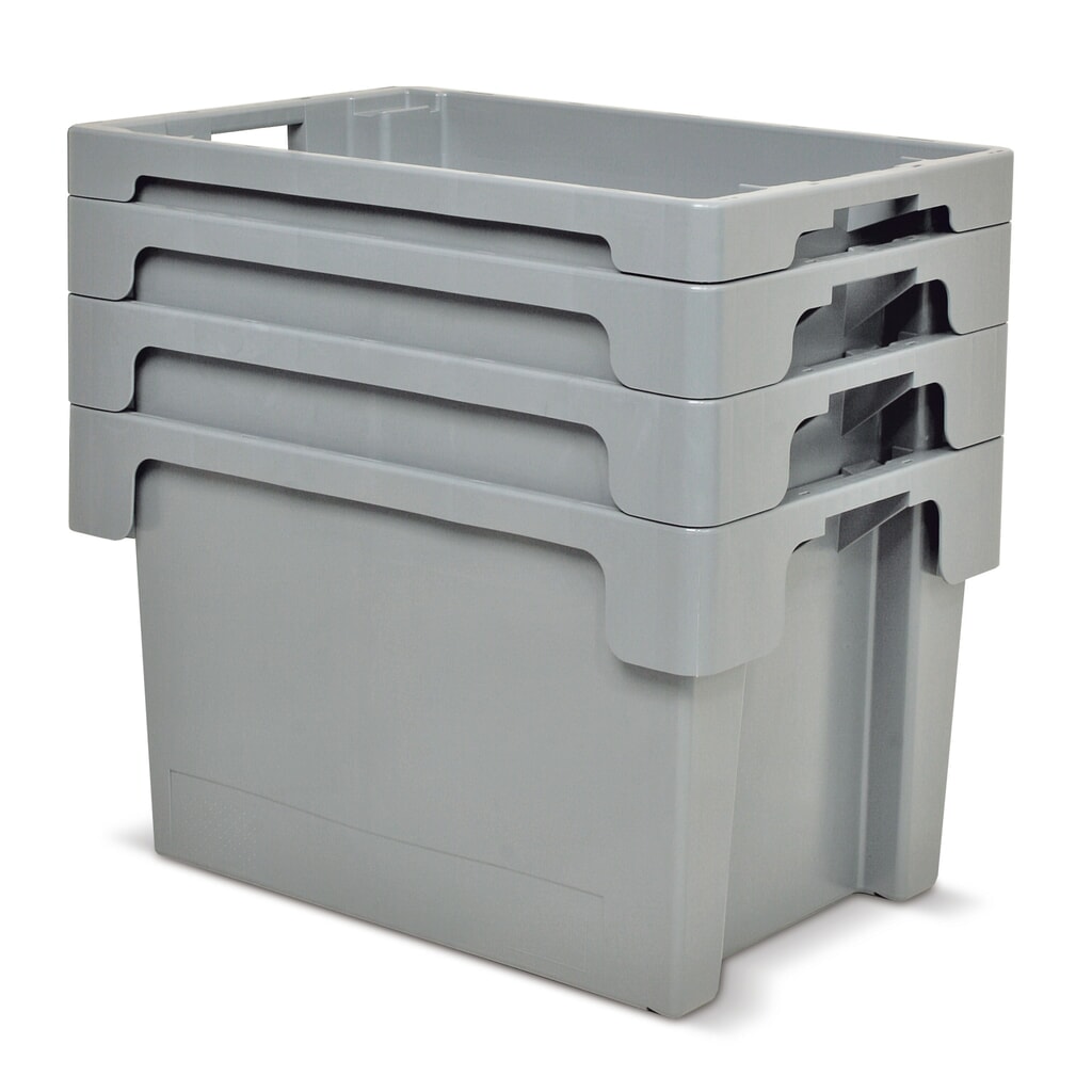 Productafbeelding nr. 4: Euroboxen, gesloten wanden en bodem , 25 liter, mgrijs