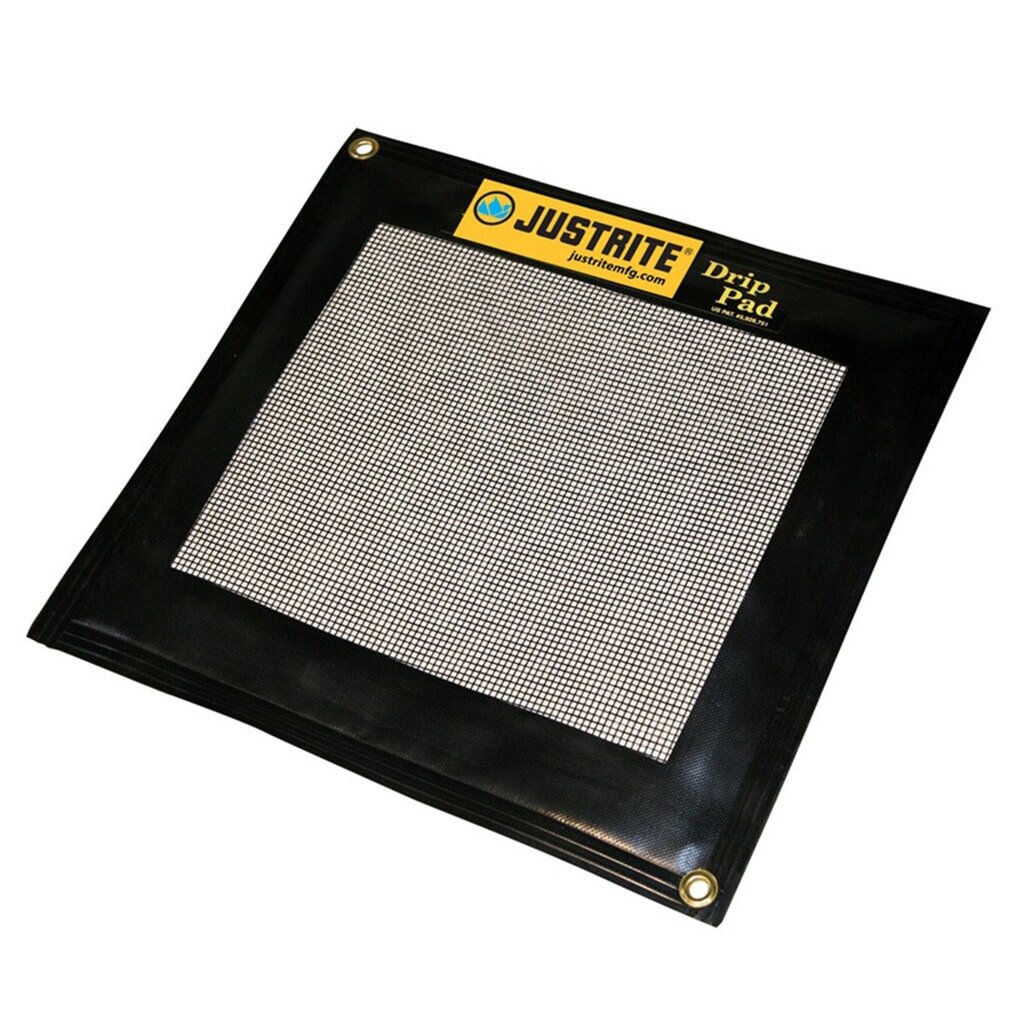 Druppel- / absorptiekussen Justrite, navulbaar, lxb 580 x 530 mm, inhoud 5 l Product afbeelding: Druppel- / absorptiekussen Justrite, navulbaar, lxb 580 x 530 mm, inhoud 5 l