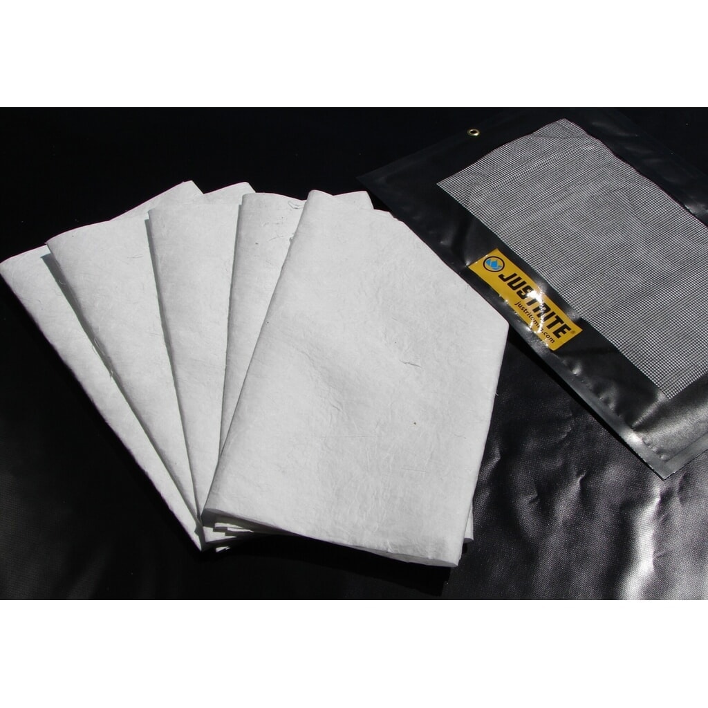 Druppel- / absorptiekussen Justrite, navulbaar, lxb 910 x 610 mm, inhoud 7 l Product afbeelding: Druppel- / absorptiekussen Justrite, navulbaar, lxb 910 x 610 mm, inhoud 7 l