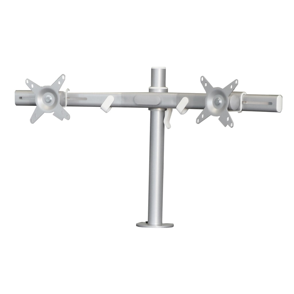 Product afbeelding: Dual monitorhouder VESA 75/100 voor mobiele werkplek Jungheinrich WMD, horizontaal, kolom