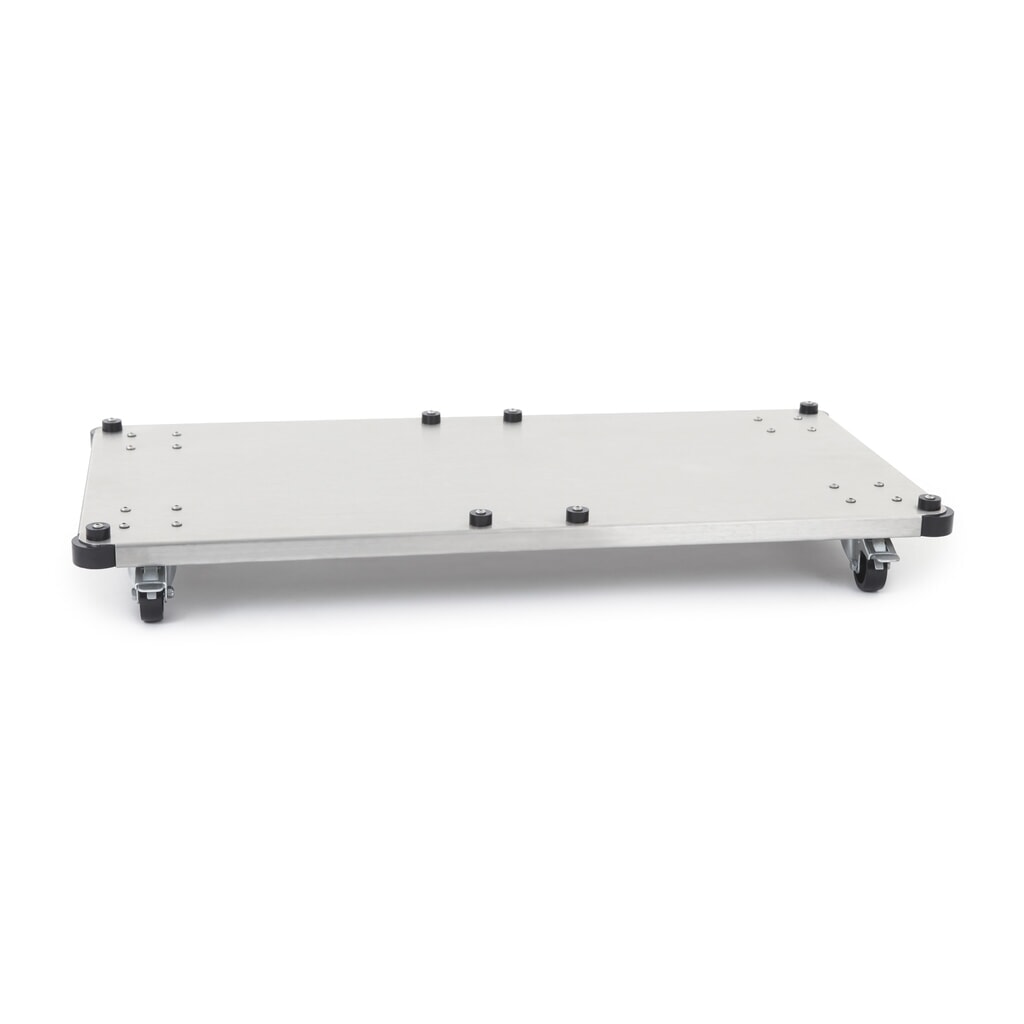 Dubbele rolwagen voor afvalbak CARRO, 110 liter Product afbeelding: Dubbele rolwagen voor afvalbak CARRO, 110 liter