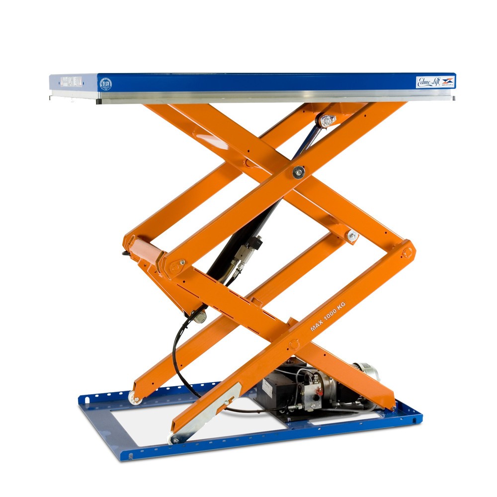 Product afbeelding: Dubbele Schaarheftafel EdmoLift® T-serie, cap. 1.000 kg, platform van 1.300 x 1.000 mm