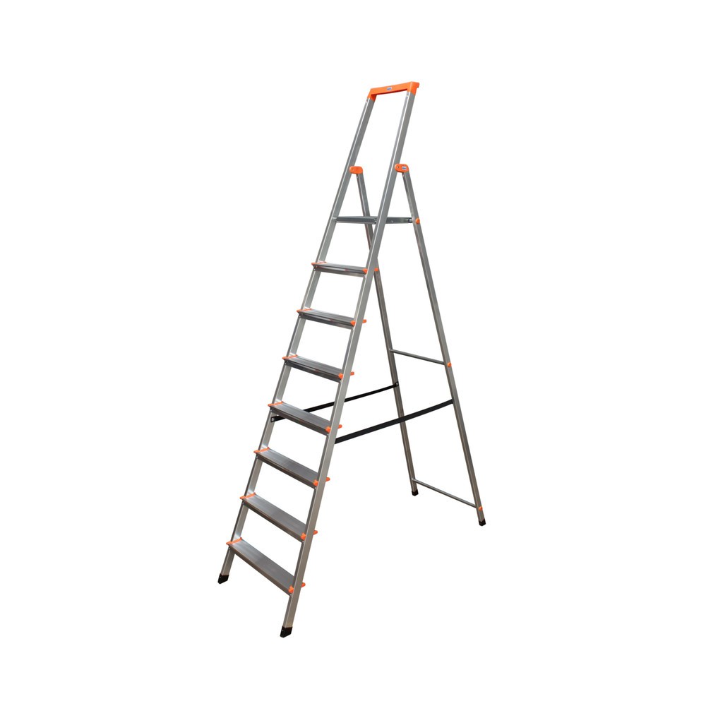Productafbeelding nr. 1: Dubbele trap KRAUSE®, 1-zijdig, met hightech scharnierverbindingen, opsteldiepte 1.400 mm