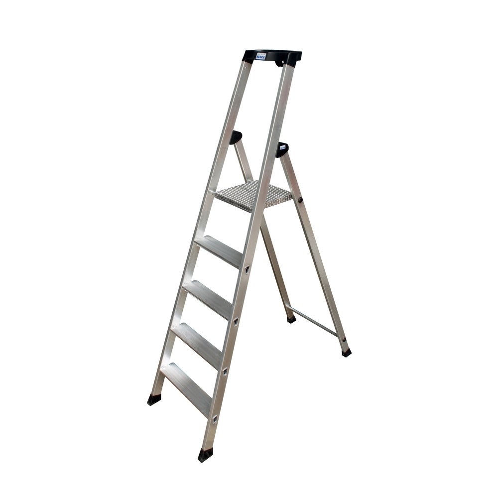 Product afbeelding: Dubbele trap KRAUSE®, ultrasterk geflenste verbindingen van aluminium, standhoogte 1,05 m