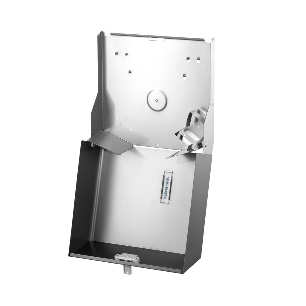 Duplex roldispenser Air-Wolf geborsteld roestvrij staal Productafbeelding nr. 6: Duplex roldispenser Air-Wolf geborsteld roestvrij staal