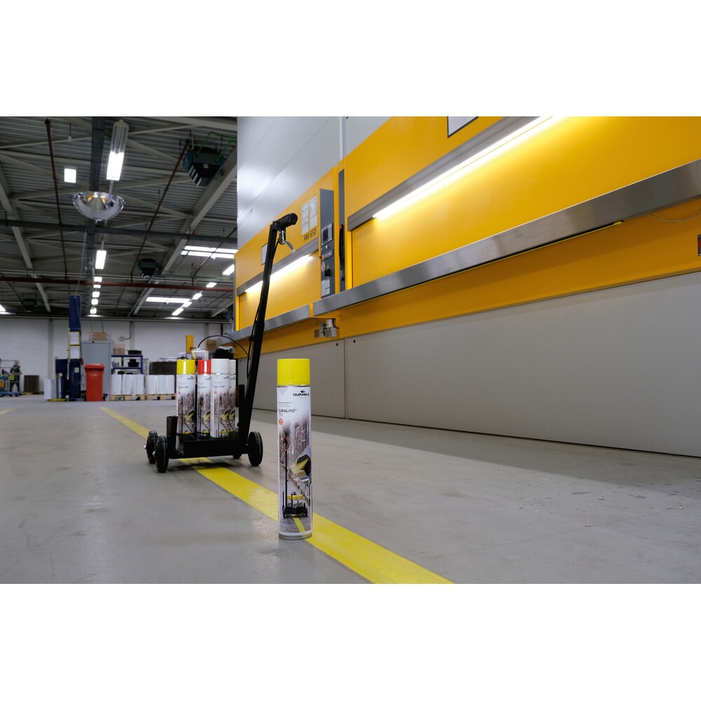 Productafbeelding nr. 3: DURABLE DURALINE® vloermarkeeringsverf in spuitbus, voor binnen en buiten, 750 ml, wit