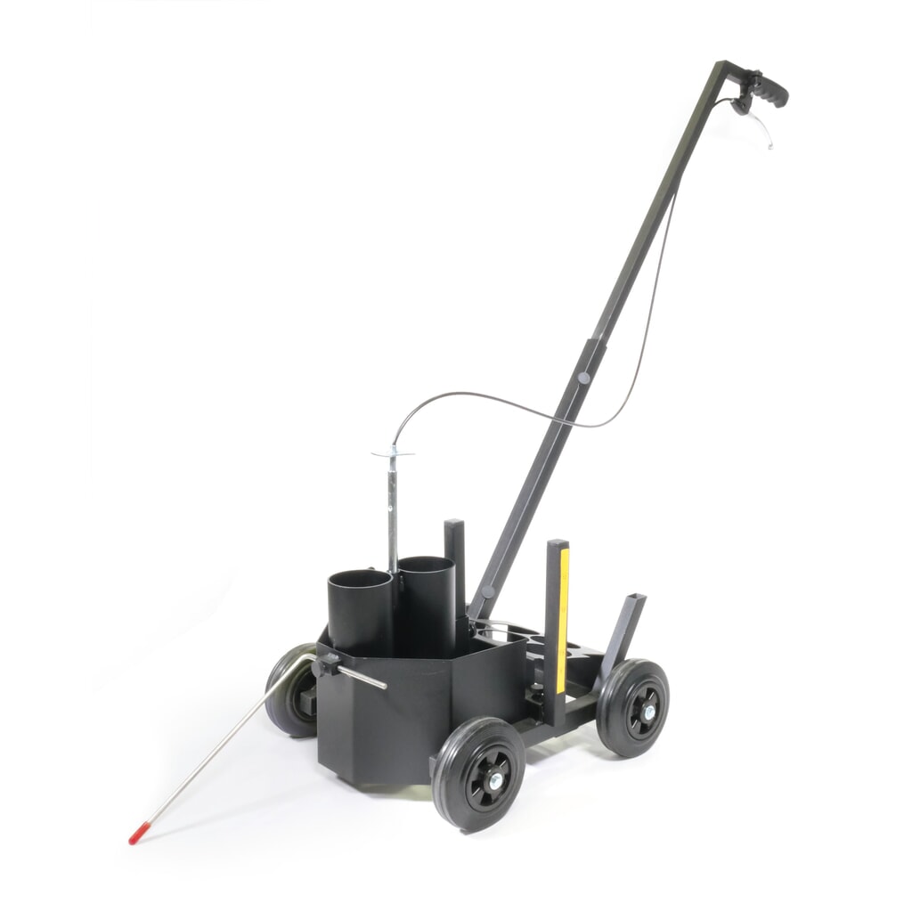DURABLE DURALINE® EasyTrack vloermarkeringswagen, voor 2 spuitbussen Product afbeelding: DURABLE DURALINE® EasyTrack vloermarkeringswagen, voor 2 spuitbussen