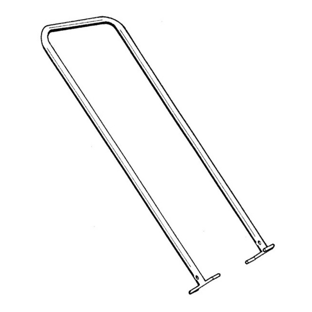 Product afbeelding: Duwbeugel voor schoonmaakwagen Chroom I/II/III