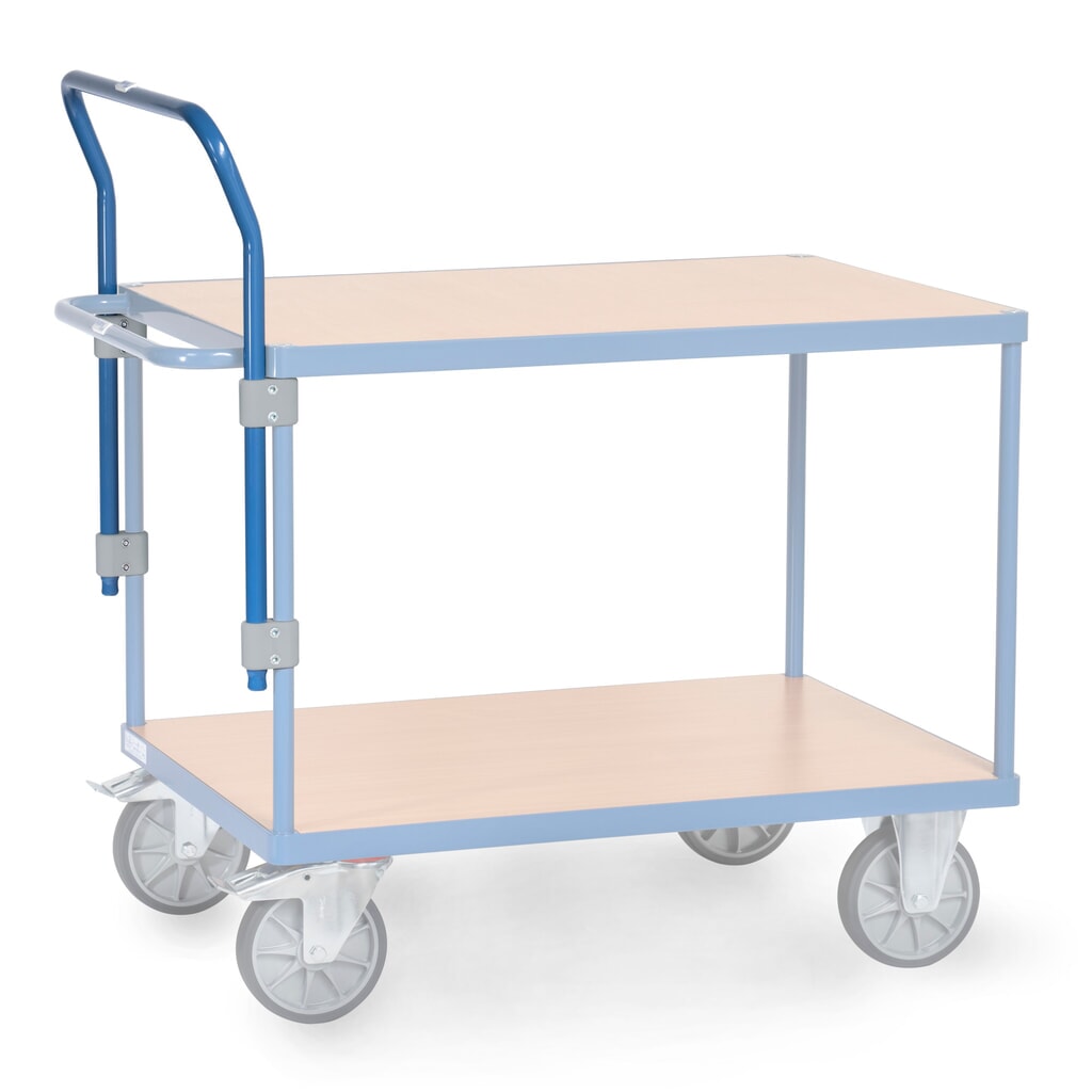 Product afbeelding: Duwbeugel voor tafel- en montagewagen fetra®, in hoogte verstelbaar, breedte 505 mm