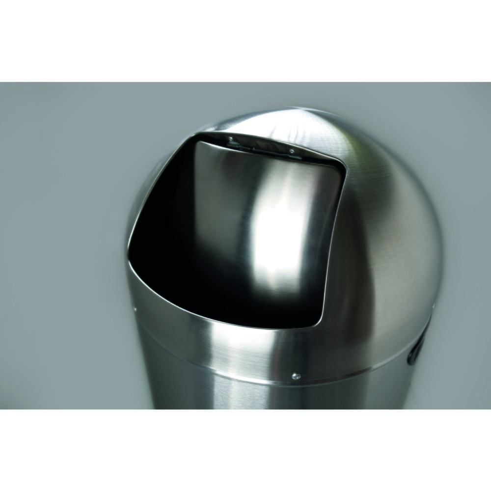 Productafbeelding nr. 3: Duwpedaal afvalbak helit "the step dome", 52 liter, roestvrij staal