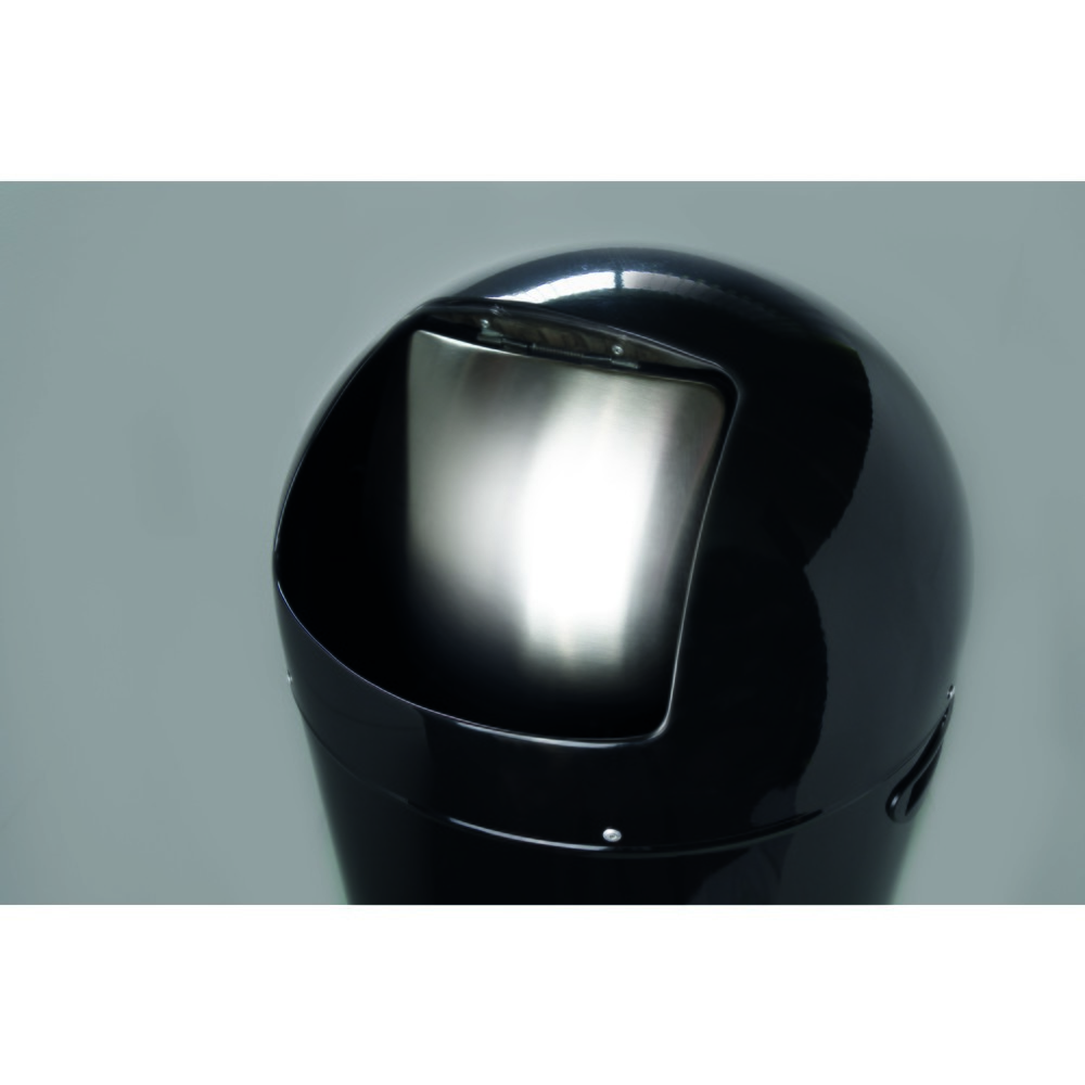 Productafbeelding nr. 2: Duwpedaal afvalbak helit "the step dome", 52 liter, zwart